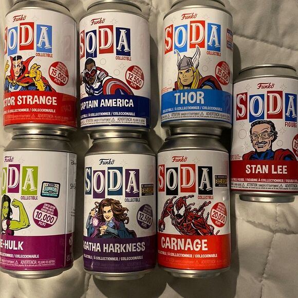 Funko Other - DEAL Marvel funko soda pop bundle